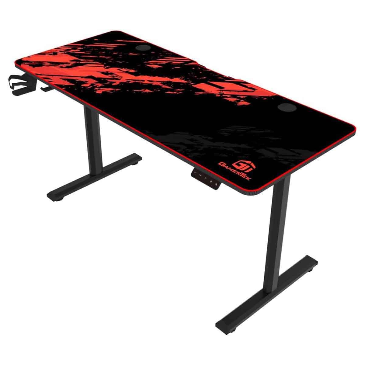 GamerTek Red/Black GT-Elevate X Gaming Desk