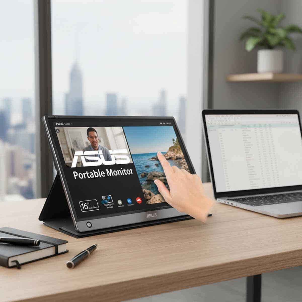 أسوس MB16AMT شاشة محمولة 15.6 بوصة