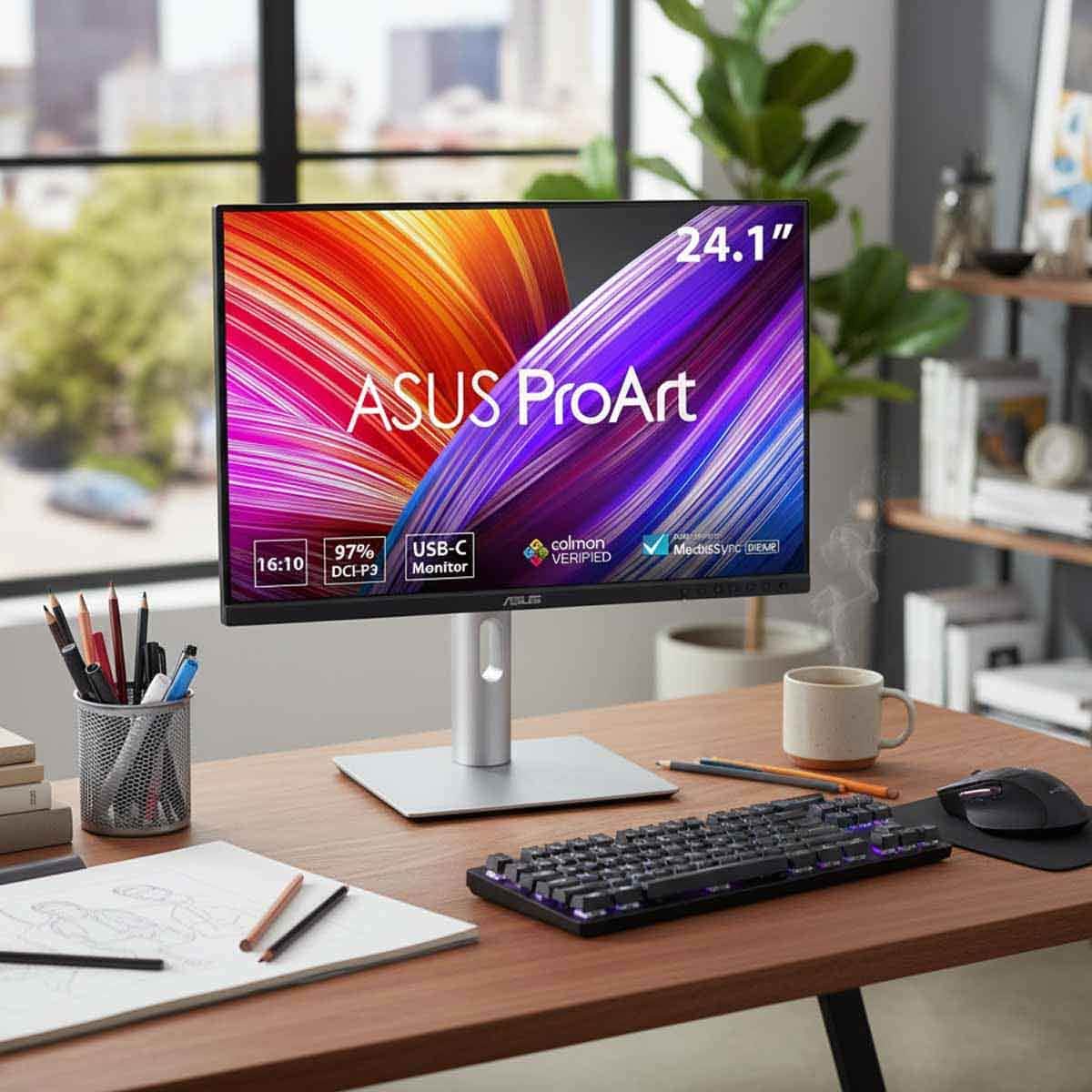 أسوس برو آرت PA248CRV شاشة احترافية 24.1 بوصة