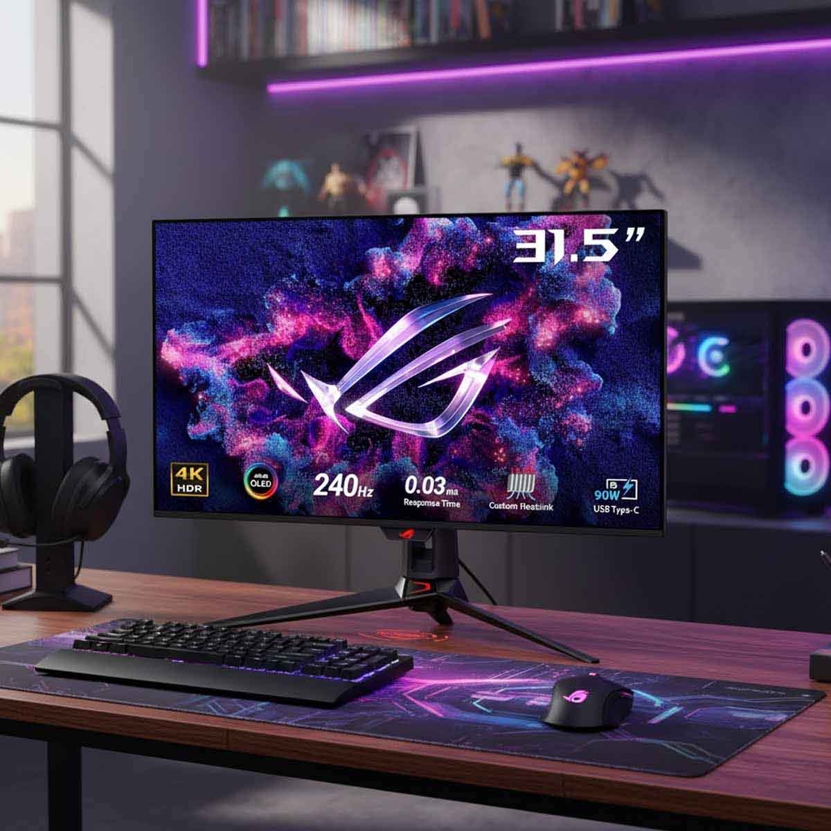 ASUS 31.5" ROG Swift OLED PG32UCDM Gaming Monitor