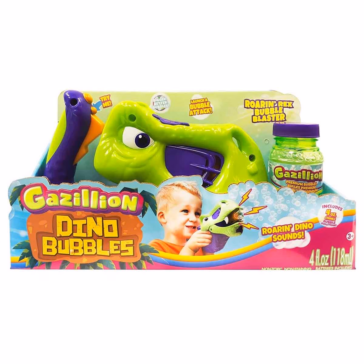 Gazillion Bubble Roarnrx Bubbles Maker Unisex, 3-4 Years