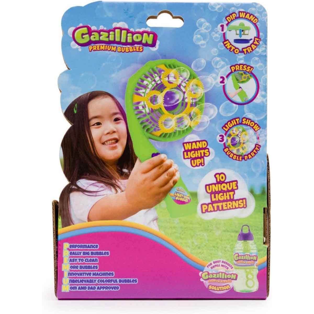 Gazillion Light Show Wand Bubbles Maker Unisex, 3-4 Years