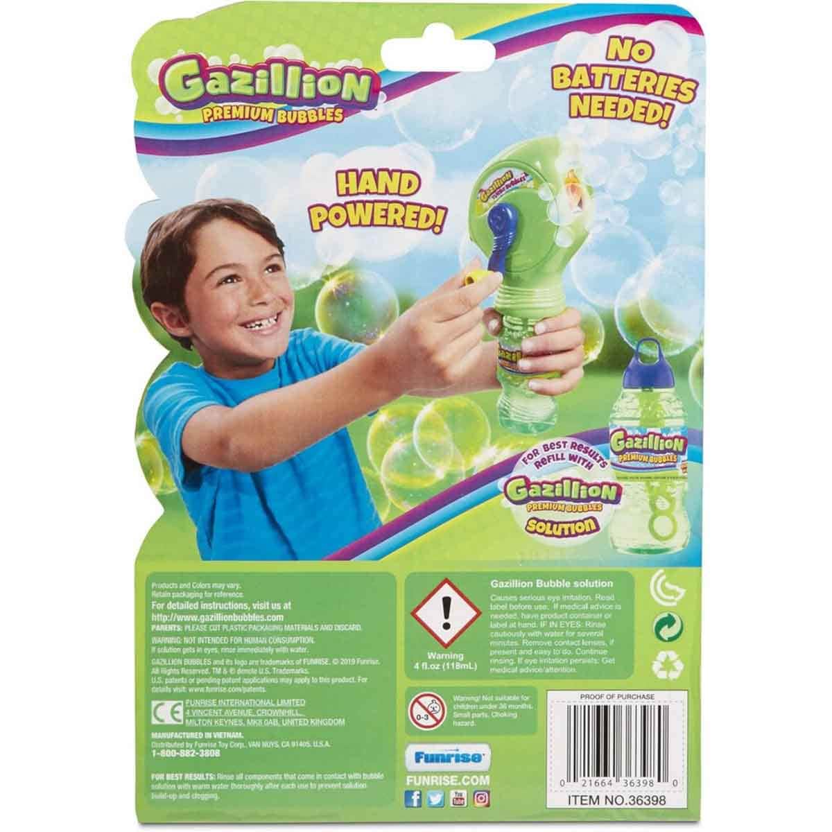 Gazillion Turbo Bubbles Maker Unisex, 3-4 Years