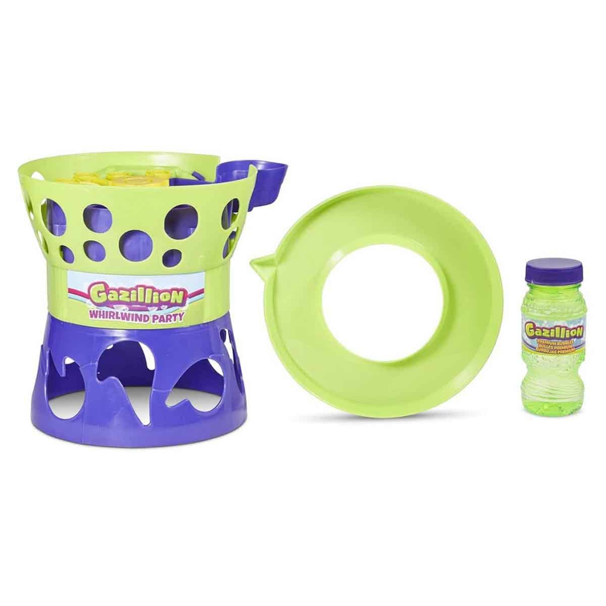 Gazillion Whirlwind Party Electronic Bubble Machine with Solution Bottle Unisex, 3-4 Years