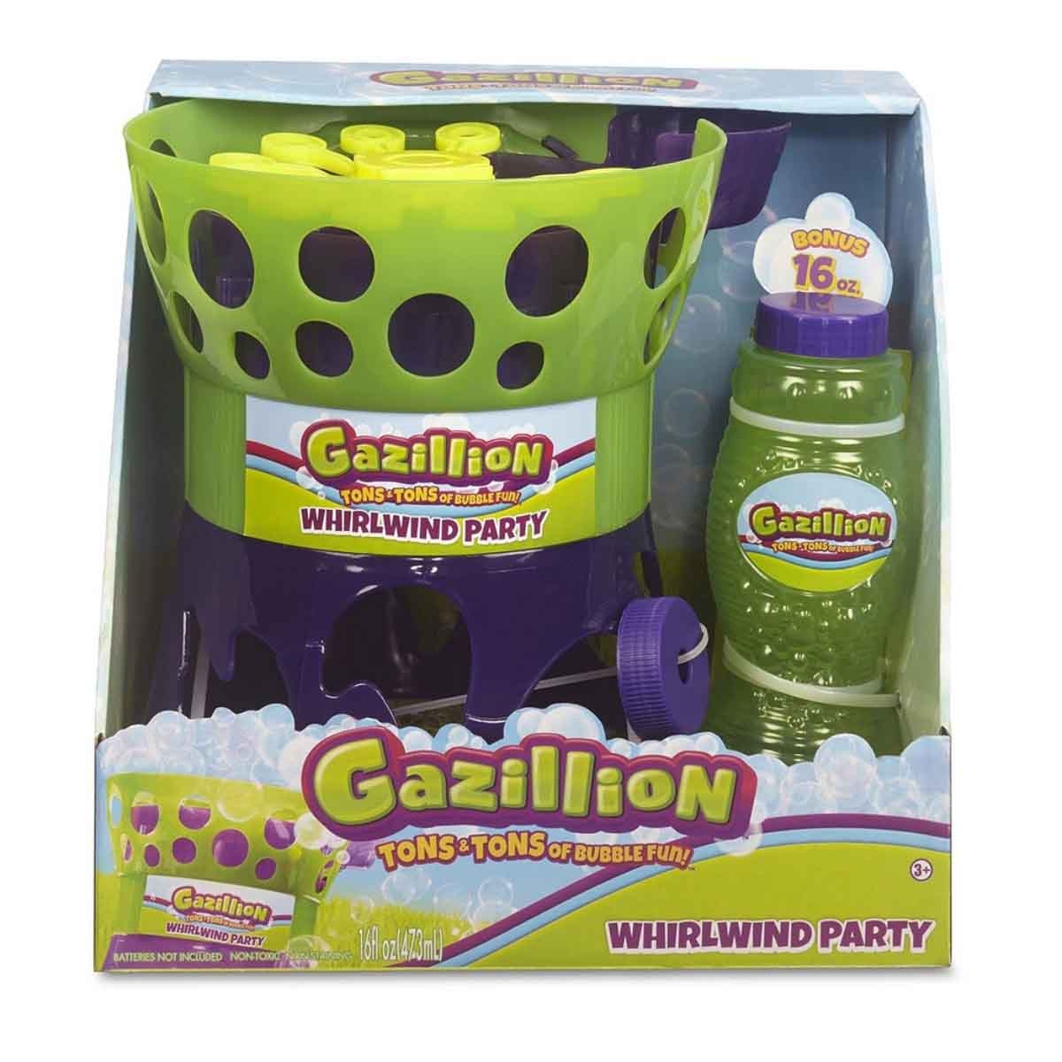 Gazillion Whirlwind Party Electronic Bubble Machine with Solution Bottle Unisex, 3-4 Years