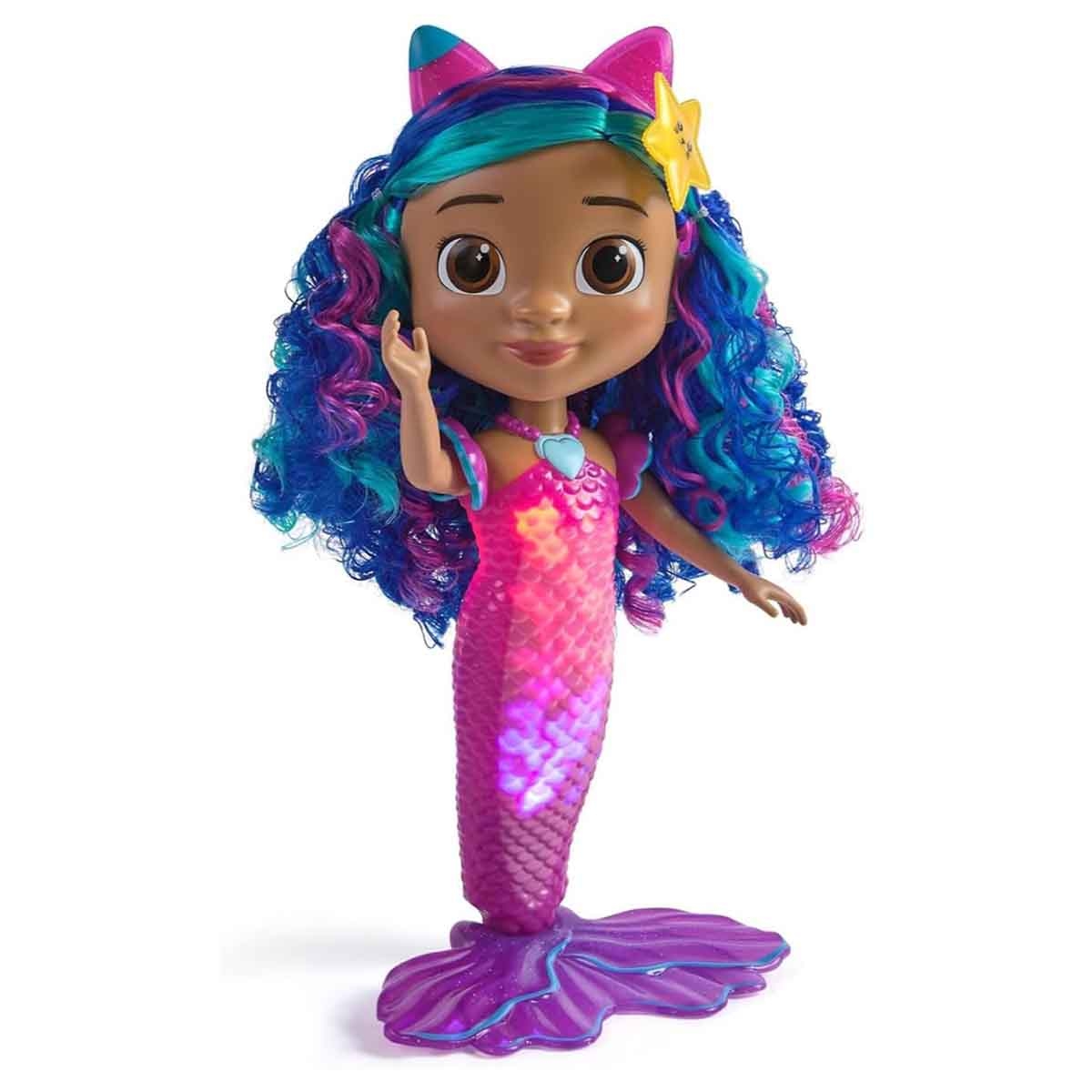 Gabby's Dollhouse 14" Movie Feature Mermaid Doll Unisex, 3-4 Years