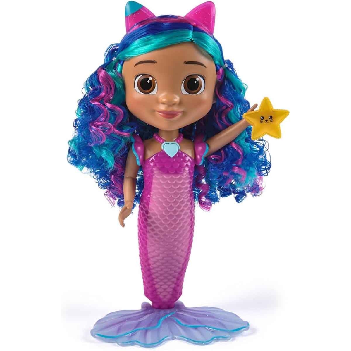 Gabby's Dollhouse 14" Movie Feature Mermaid Doll Unisex, 3-4 Years