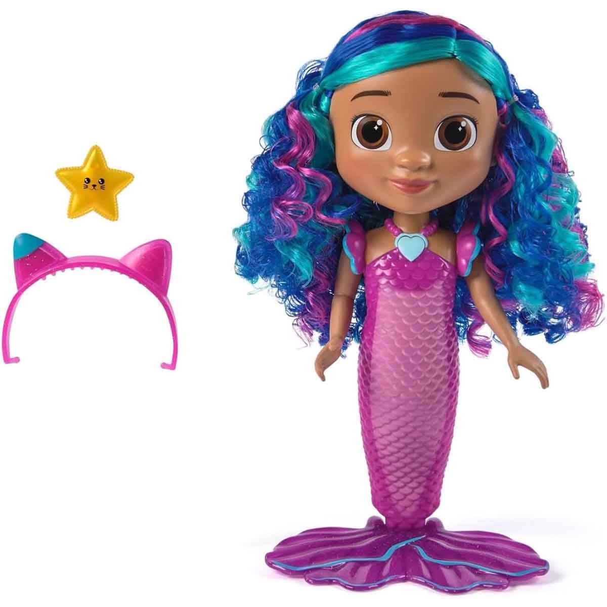 Gabby's Dollhouse 14" Movie Feature Mermaid Doll Unisex, 3-4 Years