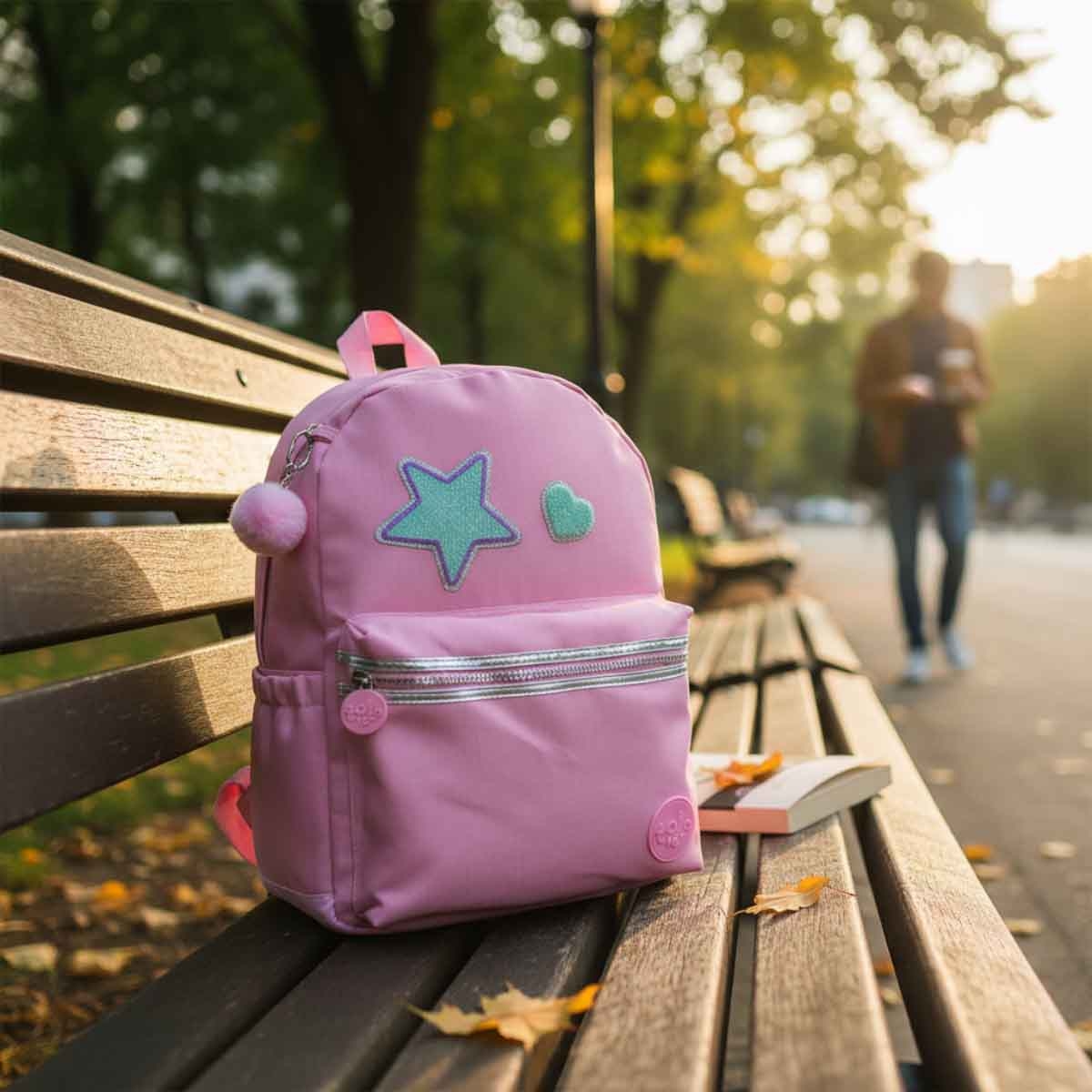 حقيبة ظهر خفيفة الوزن ومتينة ومريحة مقاس 17 انش