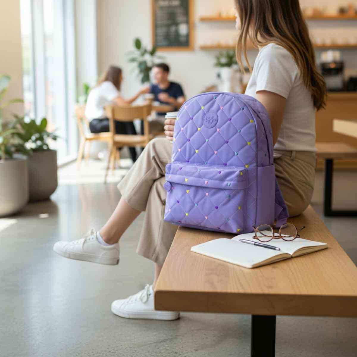 18" Strong Zippers & Padded Straps School Backpack