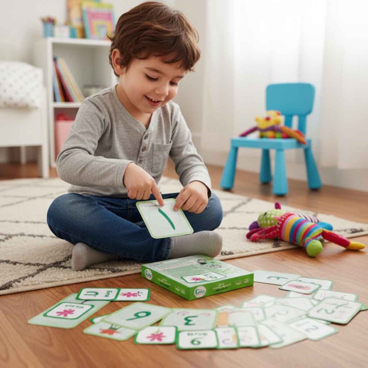 Gibo Learn The Arabic Alphabet Flash Card Unisex, 3-4 Years