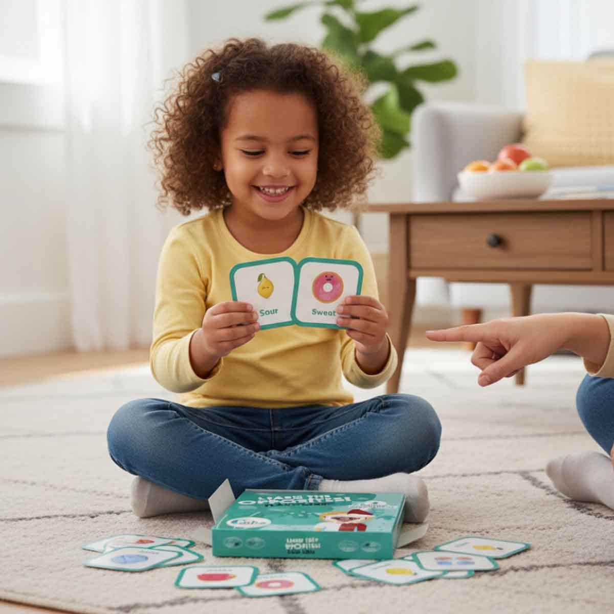 Gibo Learn The Opposites Flash Card Unisex, 3-4 Years