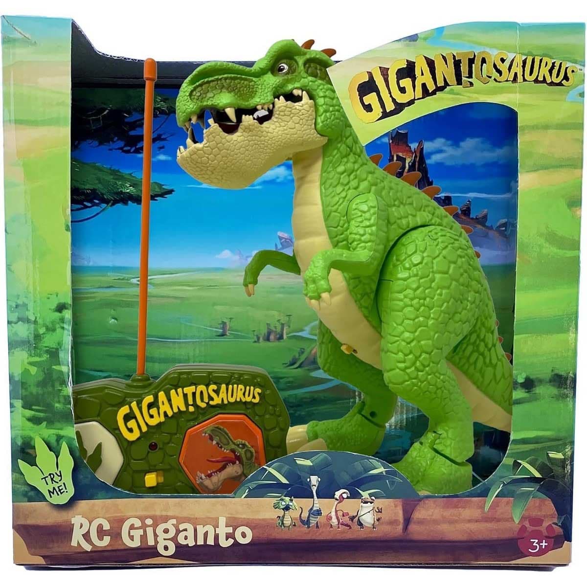 Gigantosaurus Remote Control Plastic Giganto Figure Unisex, 3 - 4 Years