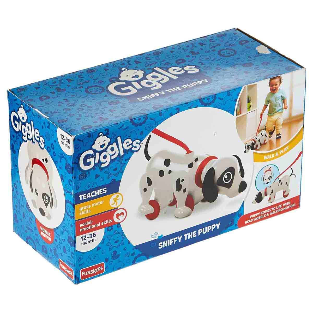 Giggles Sniffy The Puppy Pull Along Toy Toddler, 0-2 Years