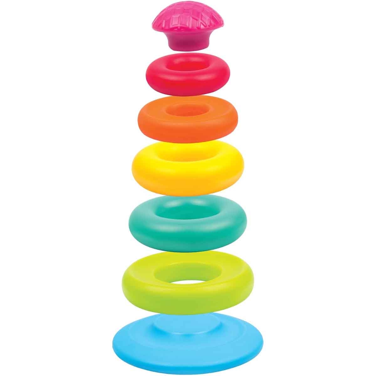 جيجلز لعبة تكديس الحلقات للرضع عمر 0-2 سنوات