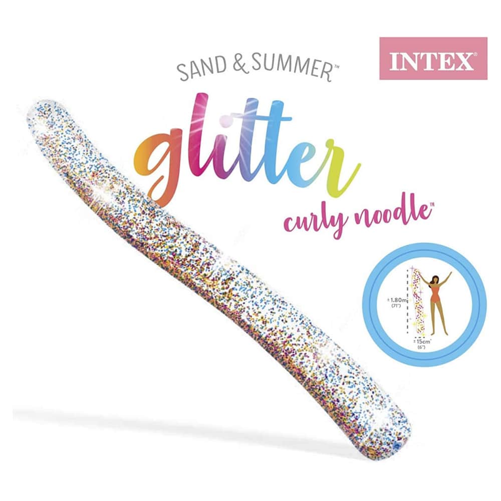 Intex Glitter Curly Noodle Floats Unisex, 13+ Years