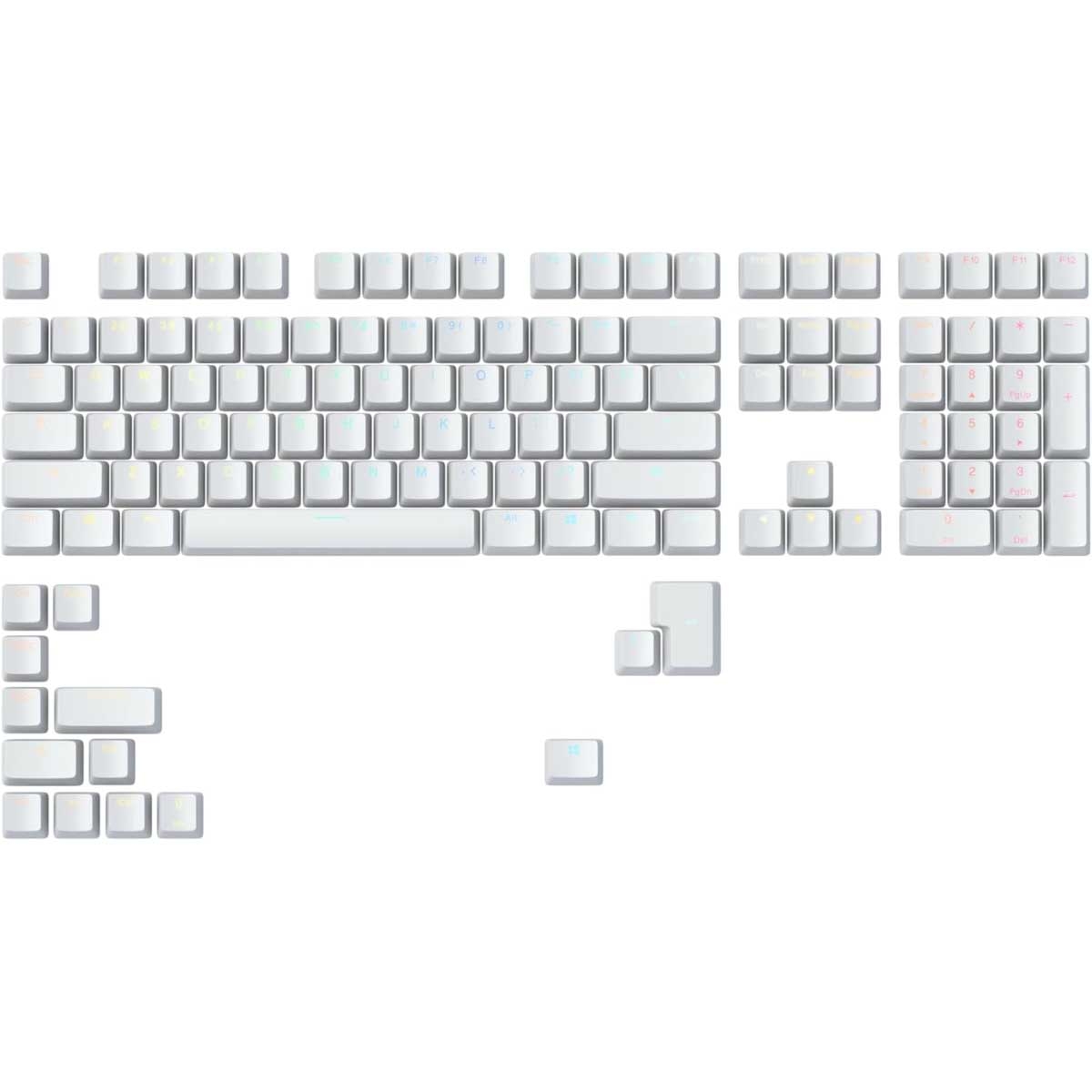 أغطية مفاتيح الألعاب الميكانيكية Glorious 123-Keys GMMK ABS Doubleshot V2