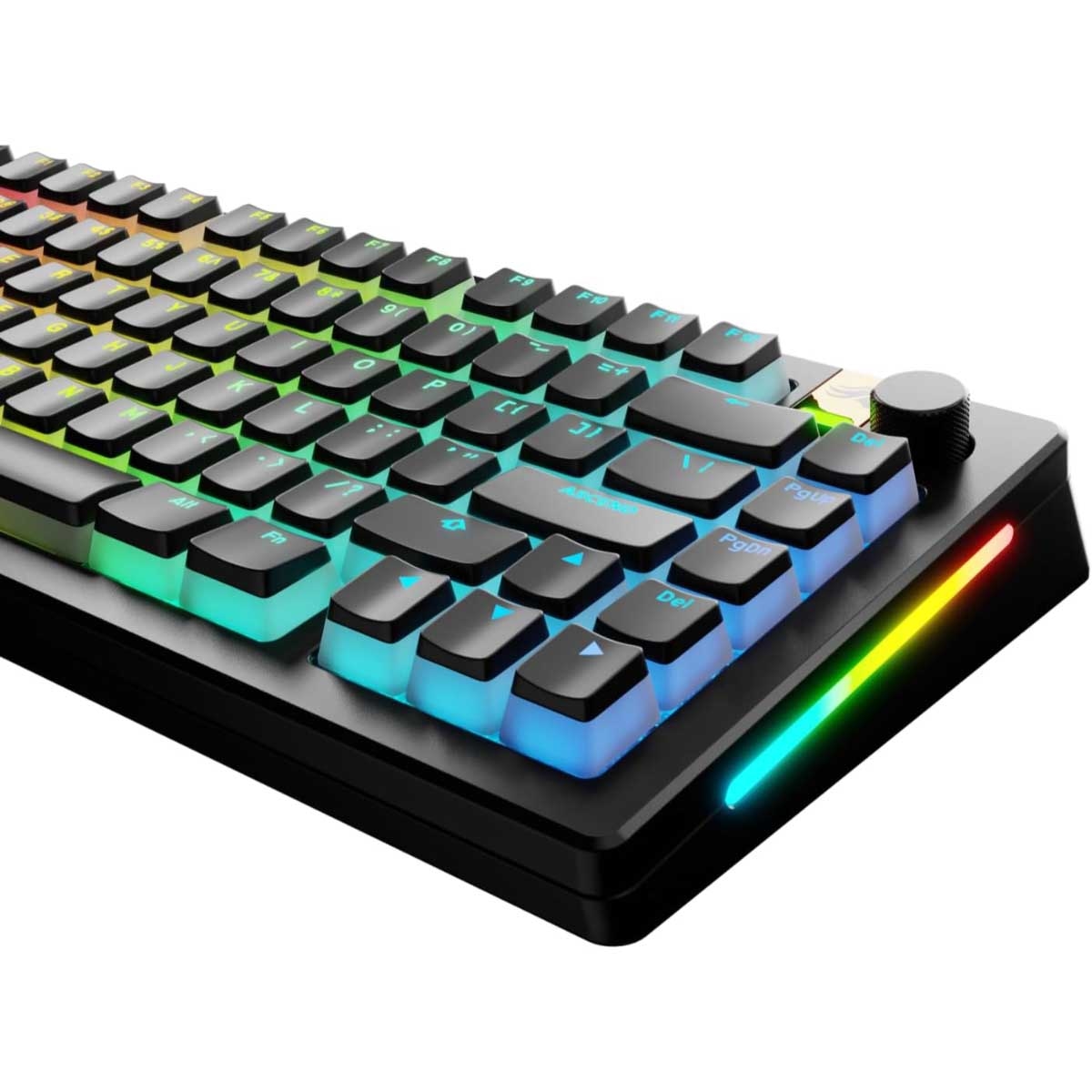 أغطية مفاتيح ألعاب ميكانيكية Glorious Black Aura V3 بتصميم أمريكي