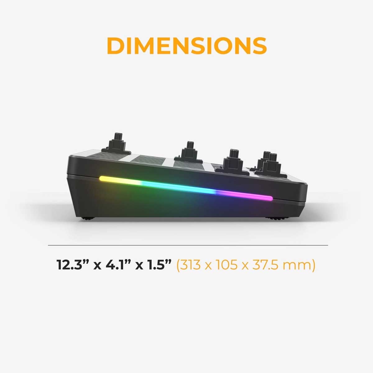 لوحة مفاتيح Glorious GMMK2 RGB ANSI Layout Barebone