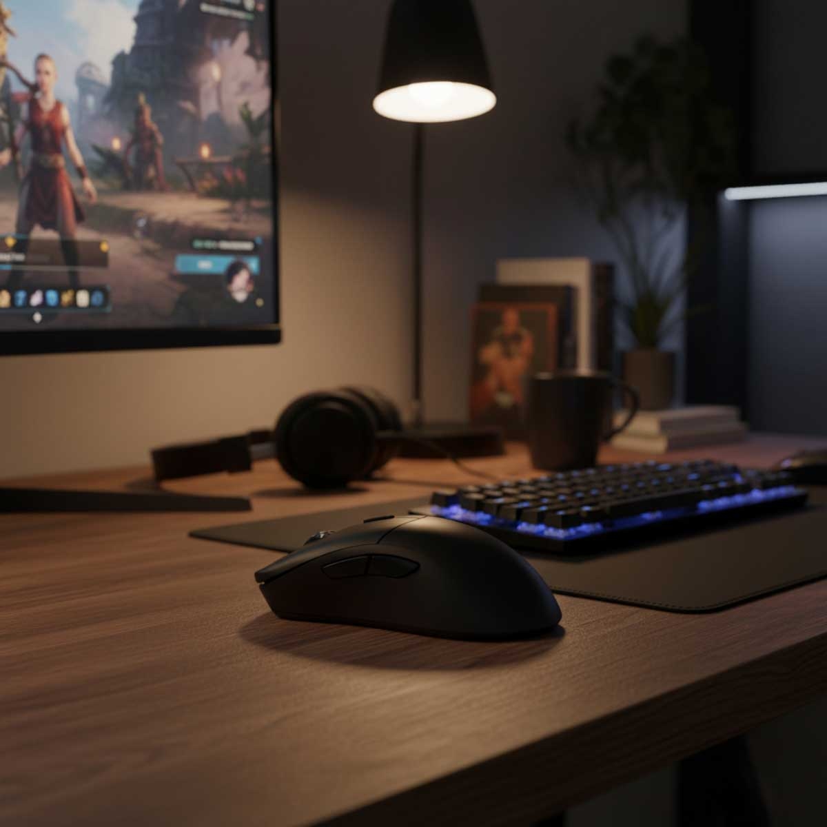 ماوس الألعاب التنافسي اللاسلكي Glorious Black Model D 2 PRO بتردد 1 كيلو هرتز
