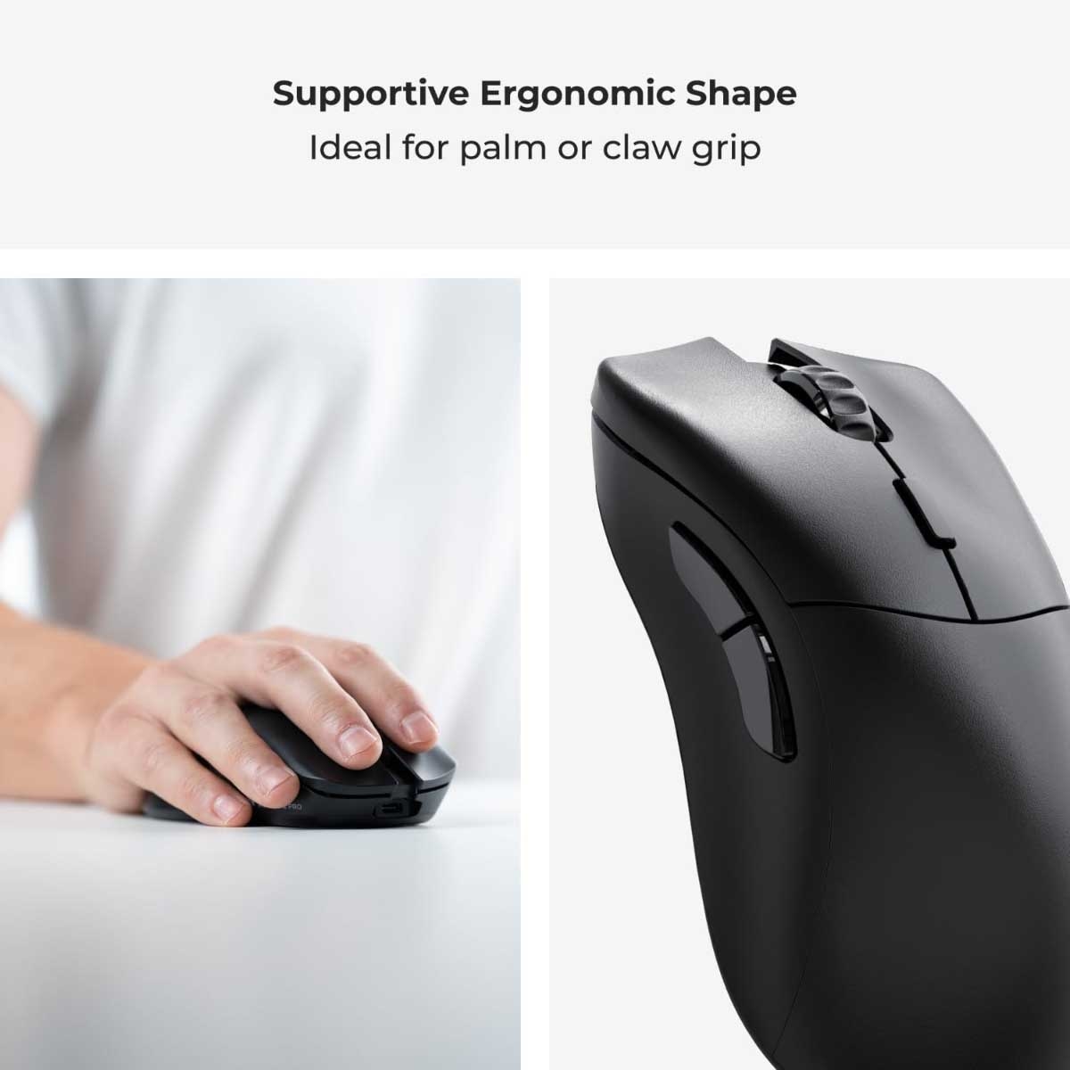 ماوس الألعاب التنافسي اللاسلكي Glorious Black Model D 2 PRO بتردد 1 كيلو هرتز
