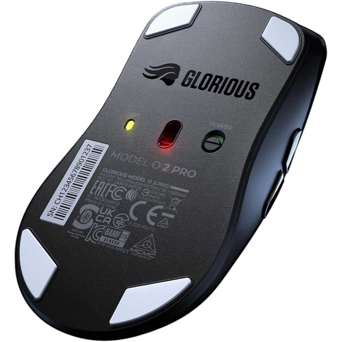 ماوس الألعاب التنافسي اللاسلكي Glorious Black Model O 2 PRO بتردد 1 كيلو هرتز