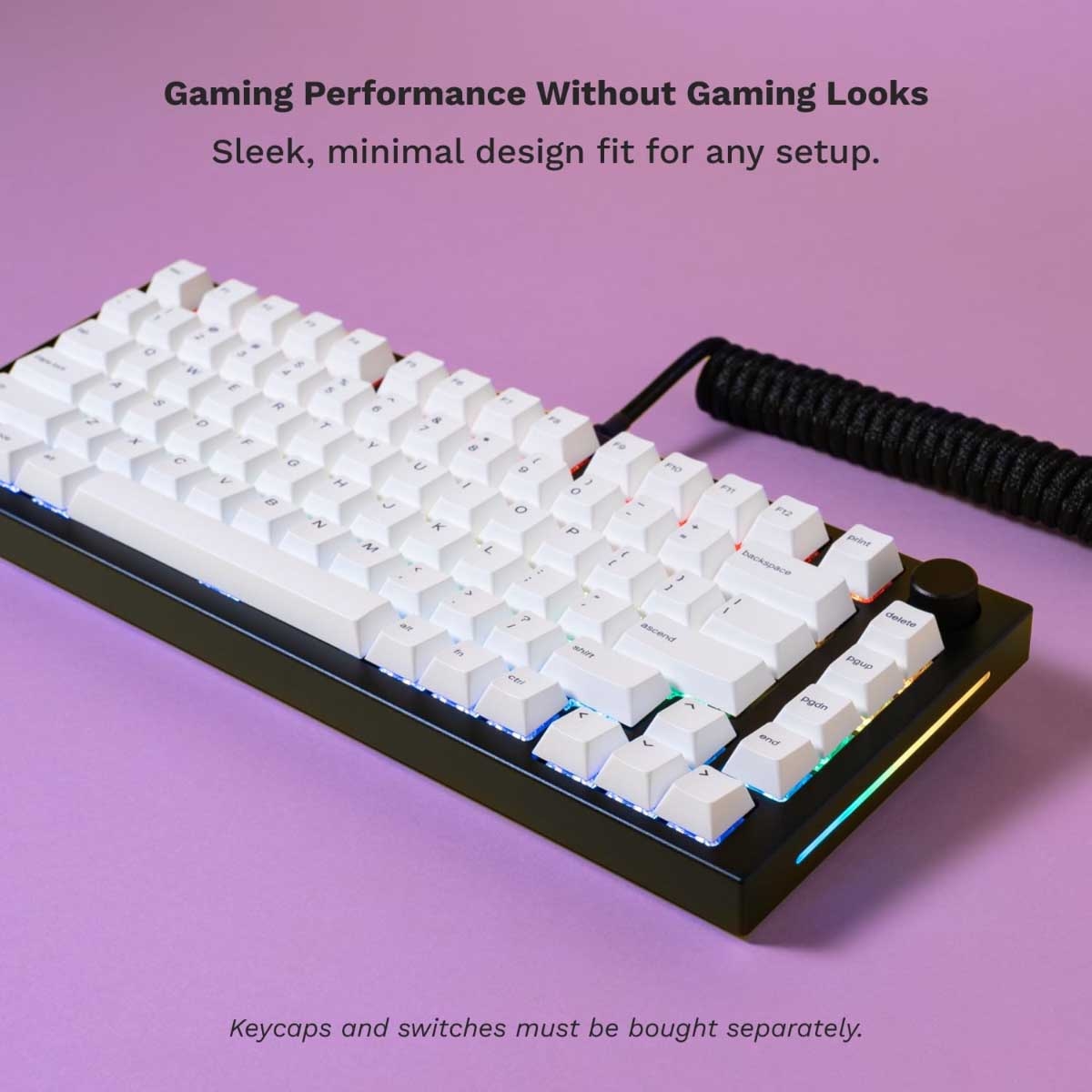 لوحة مفاتيح الألعاب Glorious GMMK Pro 75% بتصميم ANSI