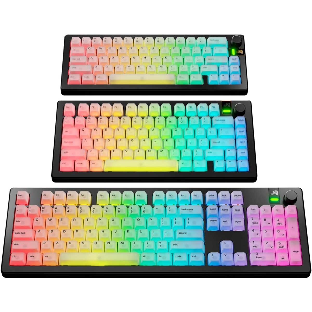 جلوريوس أزرار كيبورد ميكانيكية RGB Polychroma V2