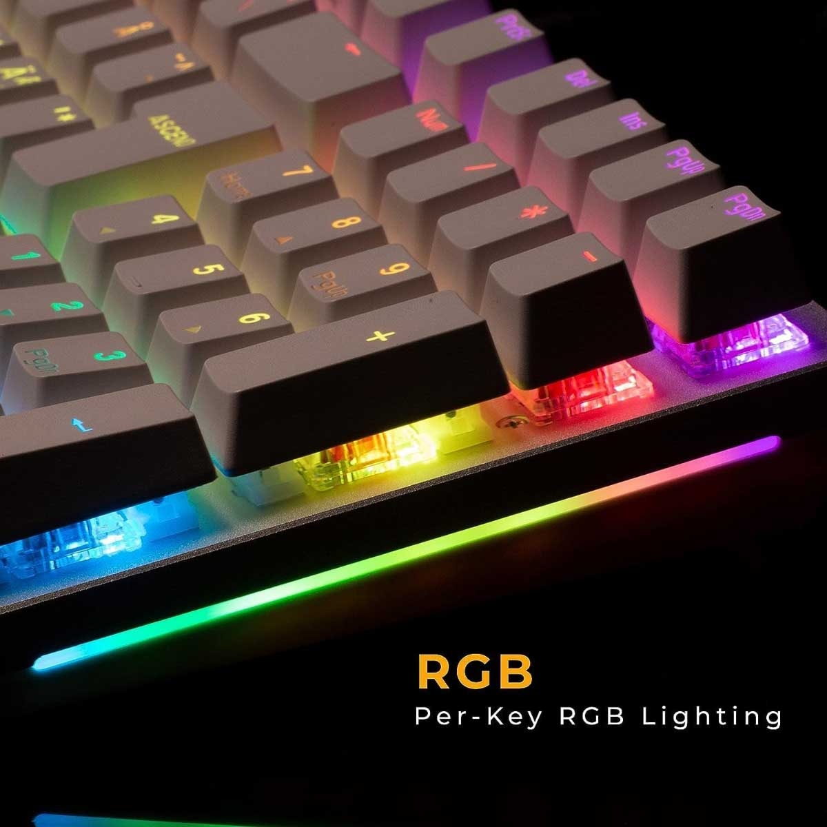 لوحة مفاتيح الألعاب الميكانيكية السلكية Glorious GMMK2 Compact 65% عربية جاهزة للاستخدام مع إضاءة RGB