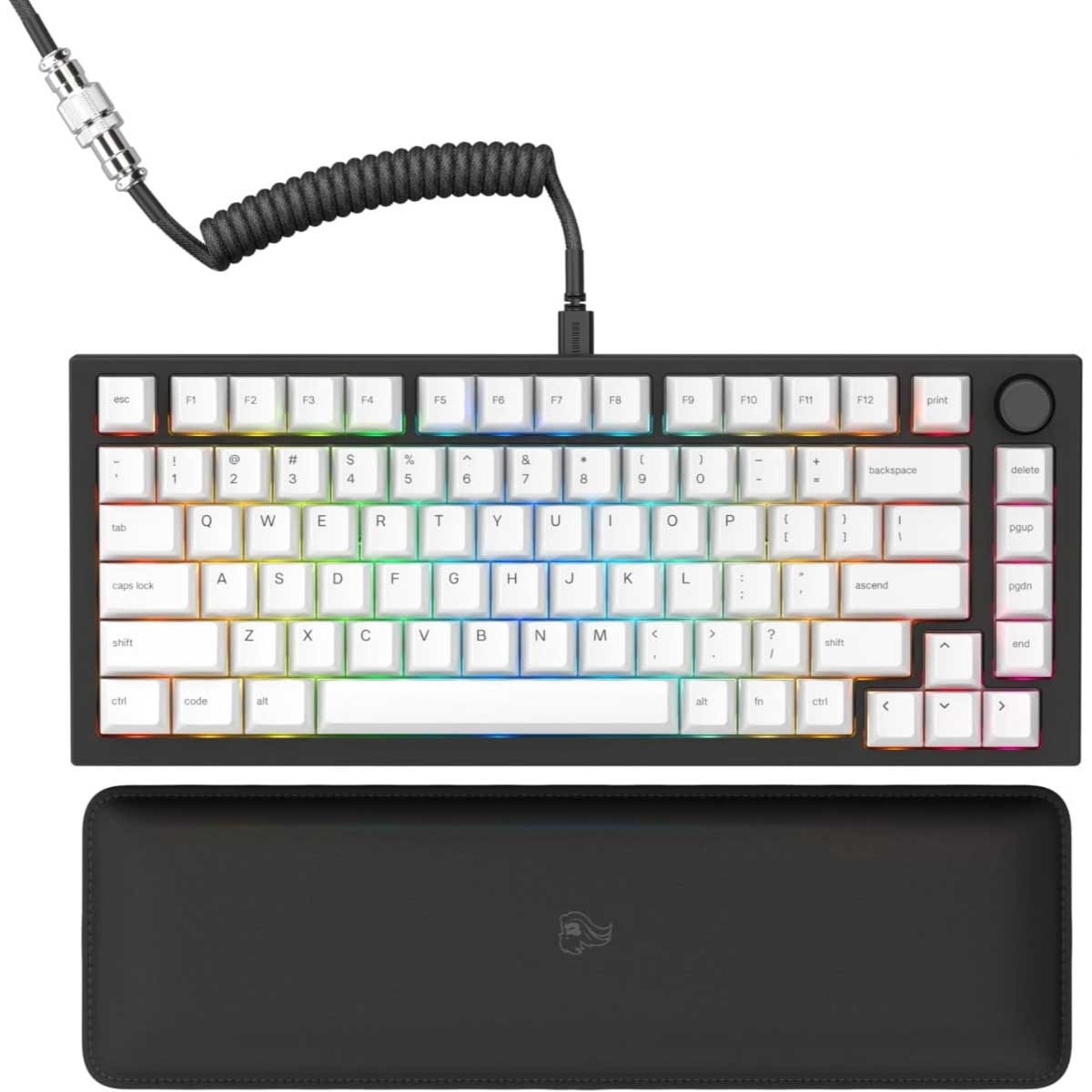 لوحة مفاتيح الألعاب الميكانيكية Glorious GMMK Pro Tenkeyless 75% مُجمّعة مسبقًا بإضاءة RGB