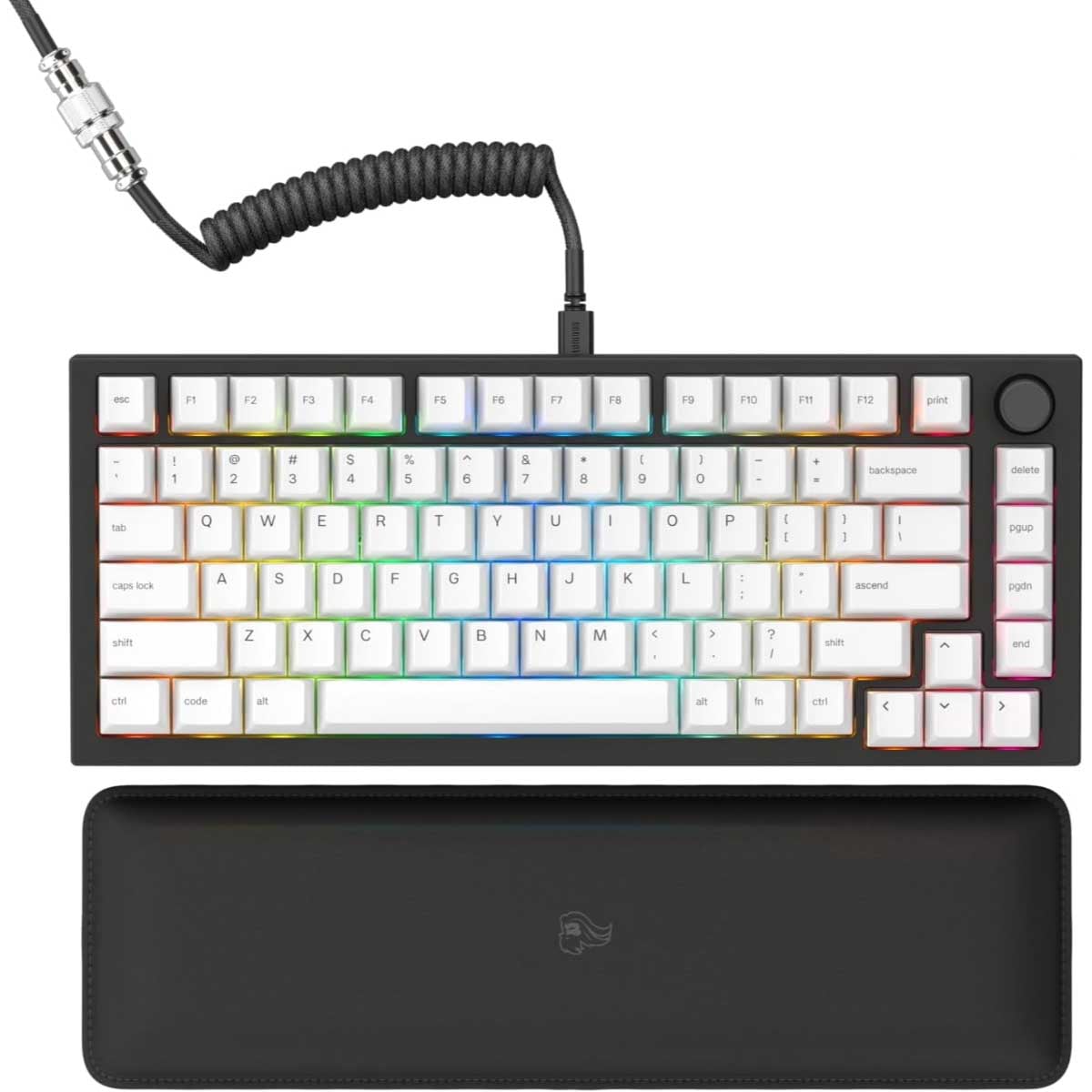 لوحة مفاتيح الألعاب الميكانيكية Glorious GMMK Pro Tenkeyless 75% مُجمّعة مسبقًا بإضاءة RGB