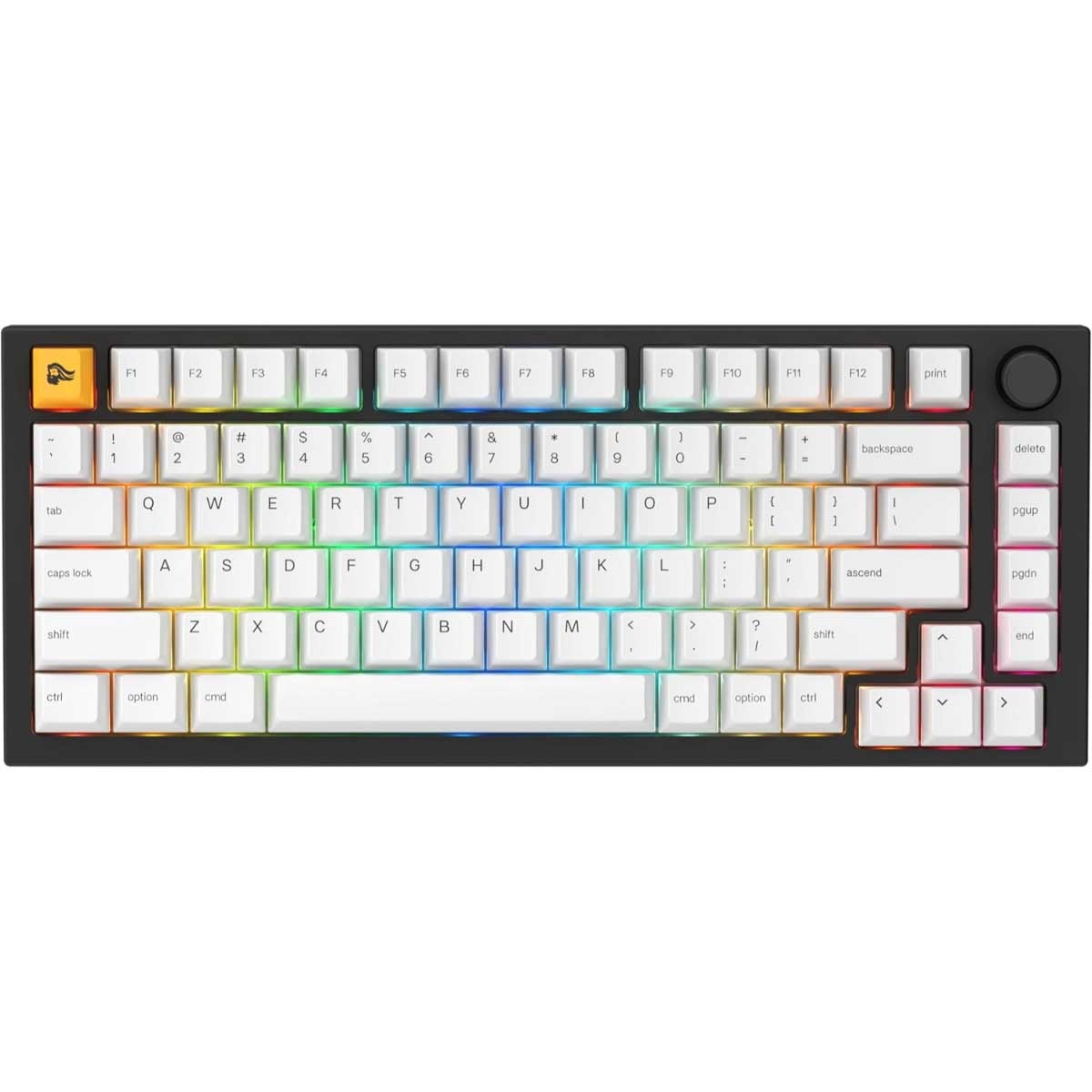 لوحة مفاتيح الألعاب الميكانيكية Glorious GMMK Pro Tenkeyless 75% مُجمّعة مسبقًا بإضاءة RGB