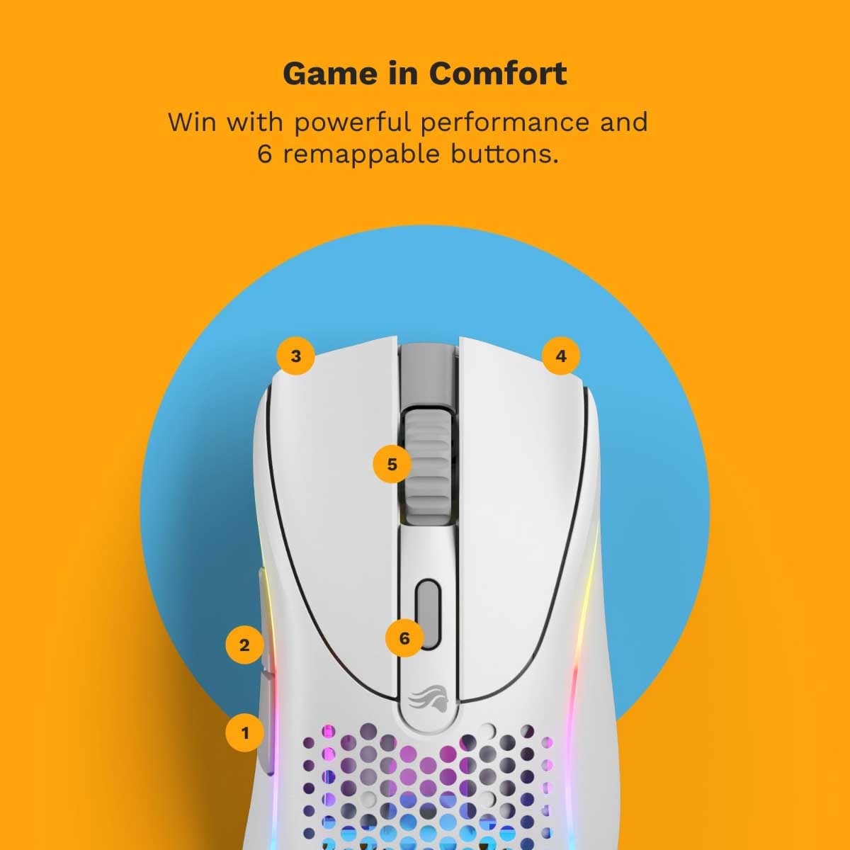 فأرة الألعاب اللاسلكية Glorious Model D2 RGB