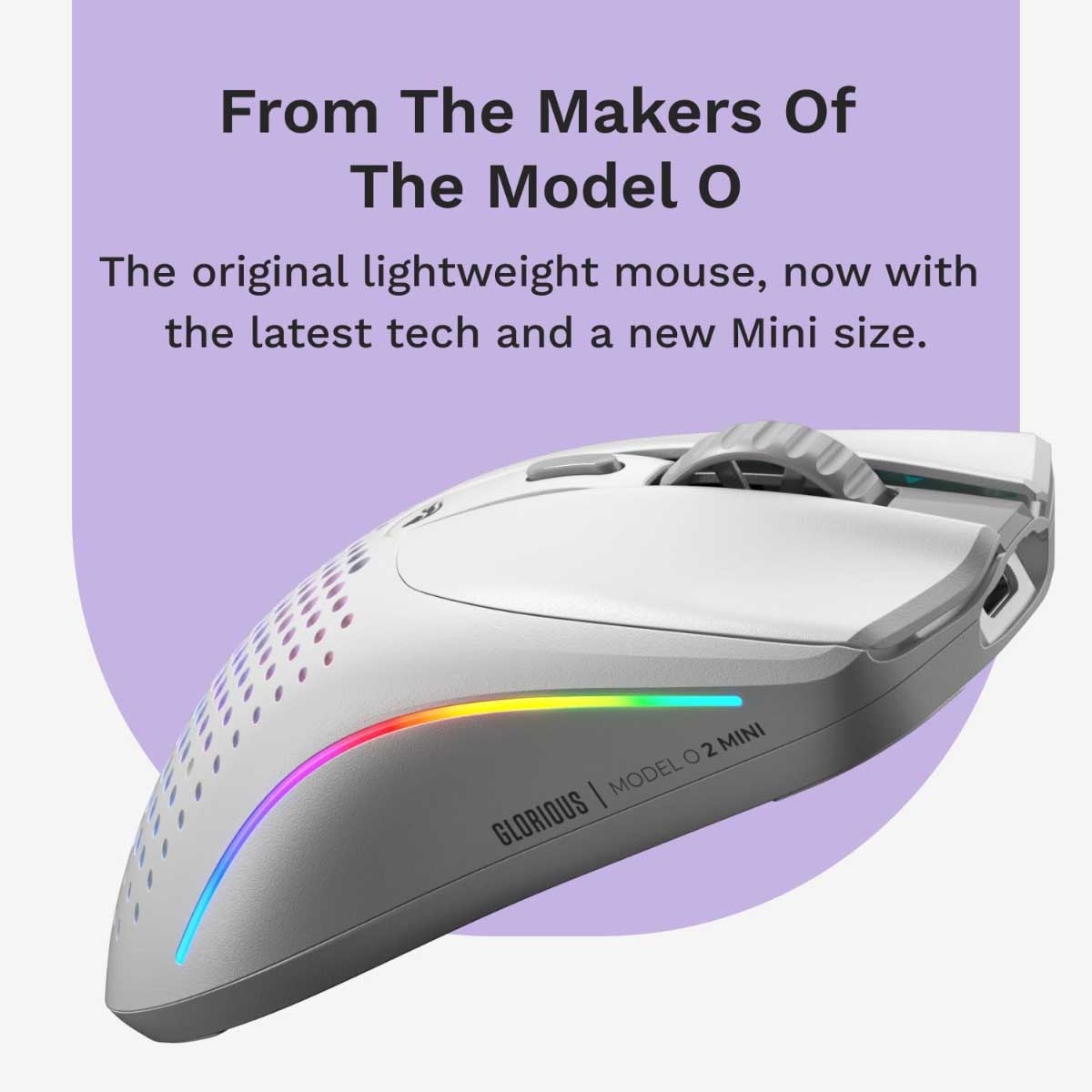 فأرة الألعاب اللاسلكية الصغيرة Glorious Model O 2