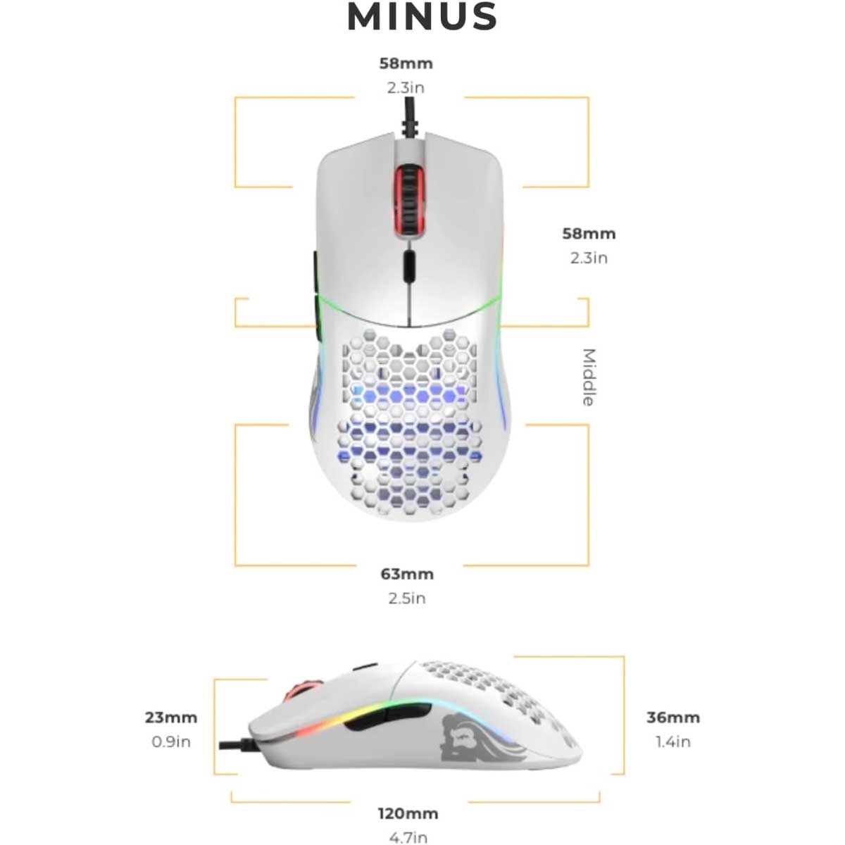 فأرة الألعاب Glorious Model O Minus