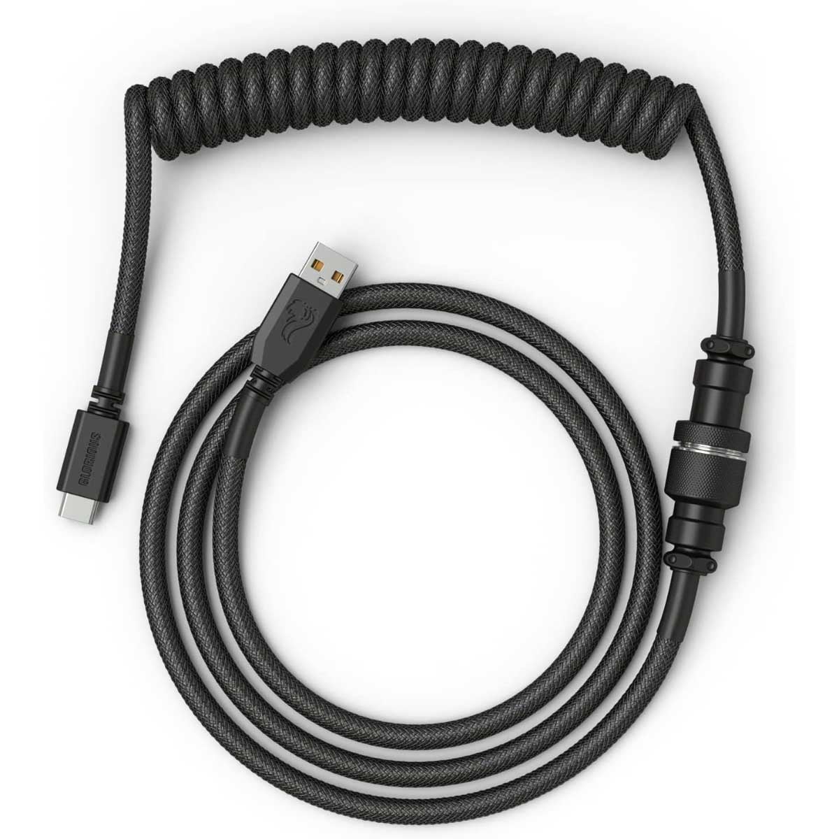Glorious Coiled USB-C Braided Cable