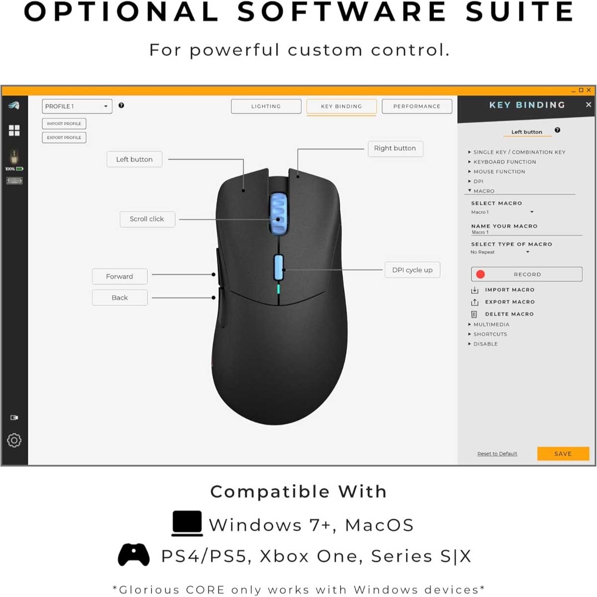 فأرة الألعاب اللاسلكية Glorious Forge Model D Pro