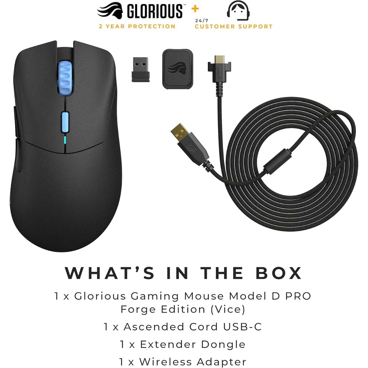 فأرة الألعاب اللاسلكية Glorious Forge Model D Pro