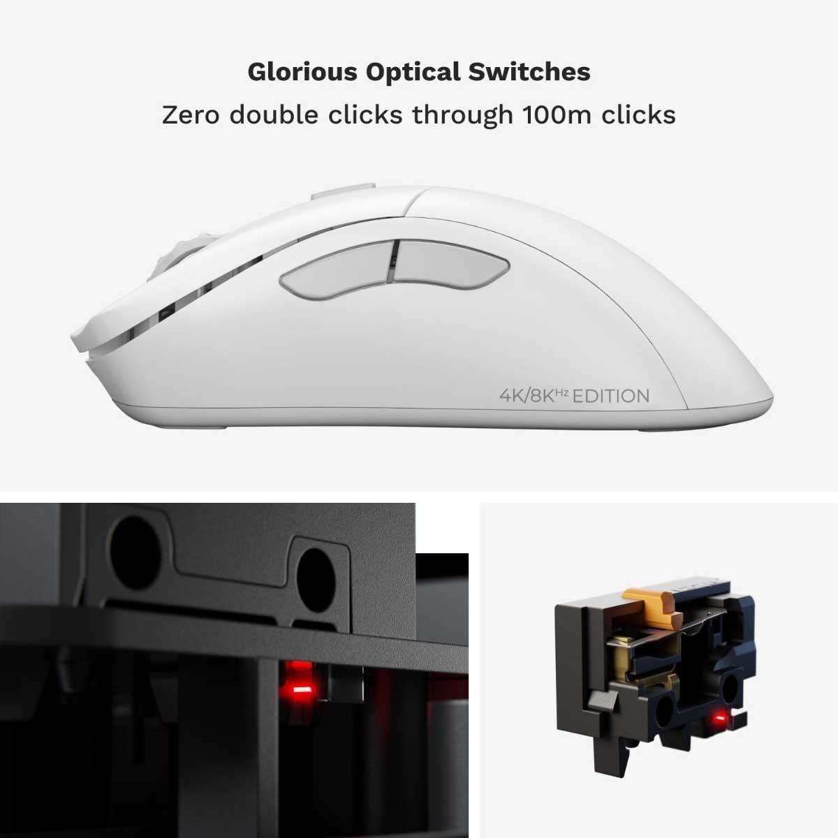 ماوس الألعاب اللاسلكي Glorious Model D 2 Pro بدقة 4K/8K Hz
