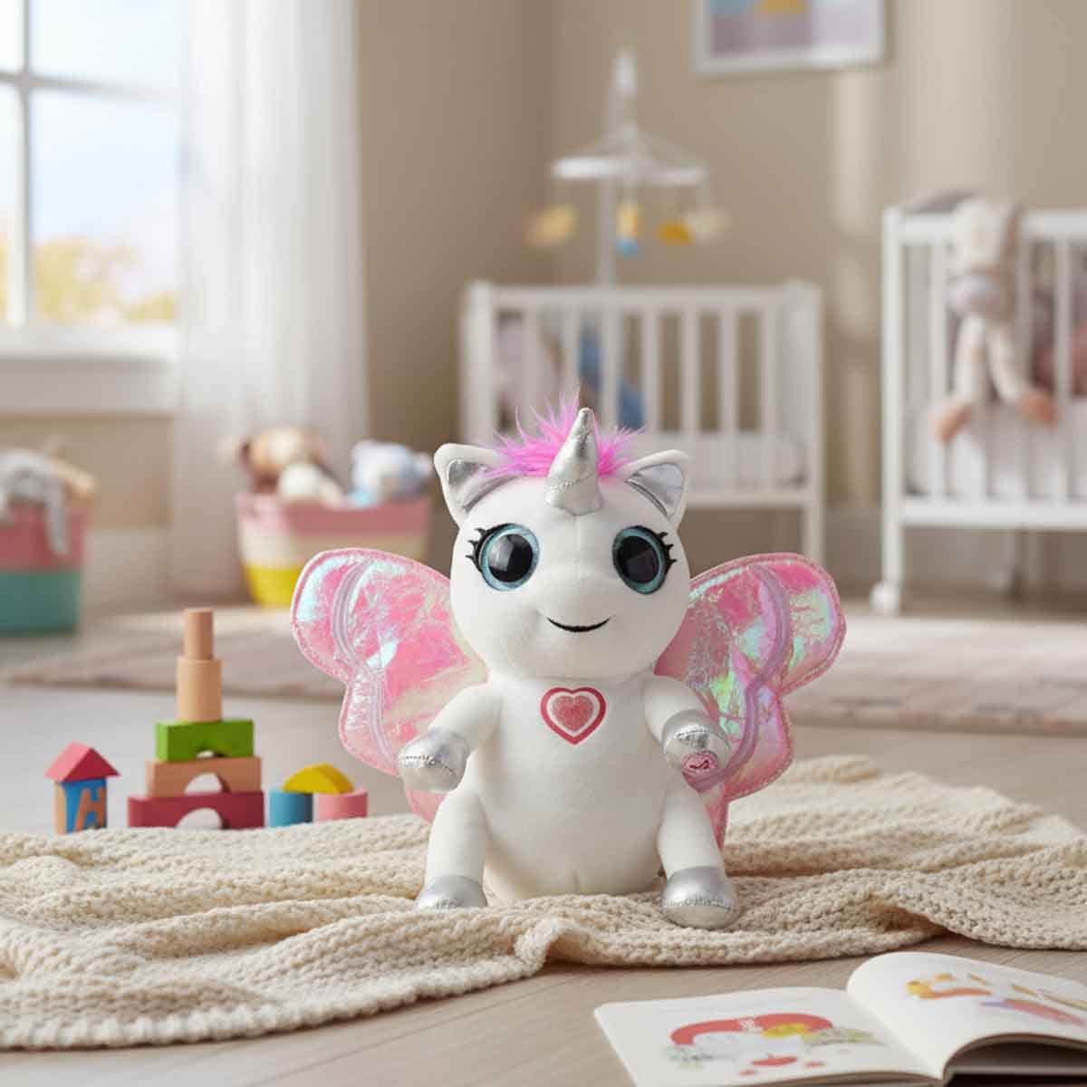 Glowies Unicorn Magic Touch Soft Sleeping Companion Plush Toy Unisex, 3-4 Years