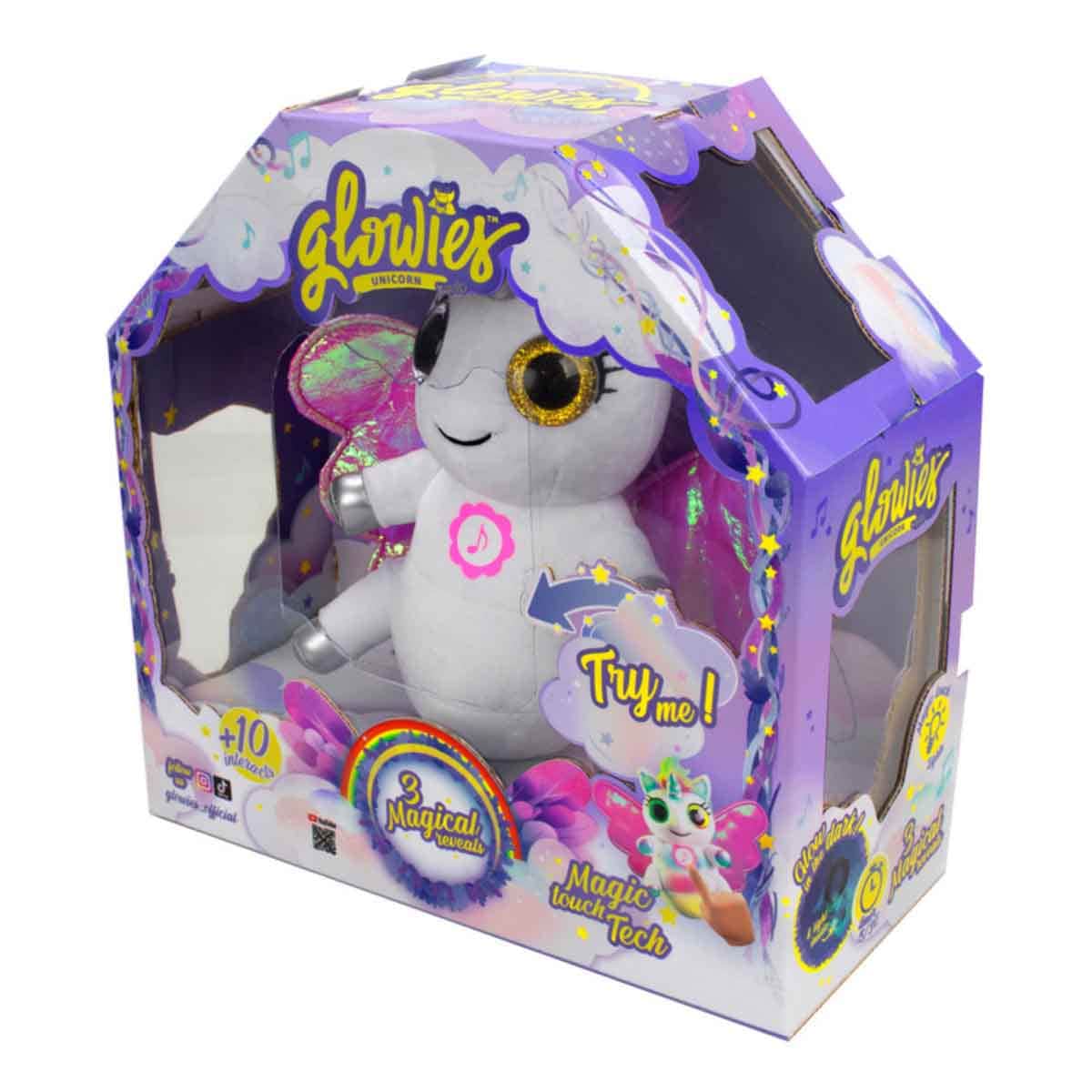 Glowies Unicorn Magic Touch Soft Sleeping Companion Plush Toy Unisex, 3-4 Years