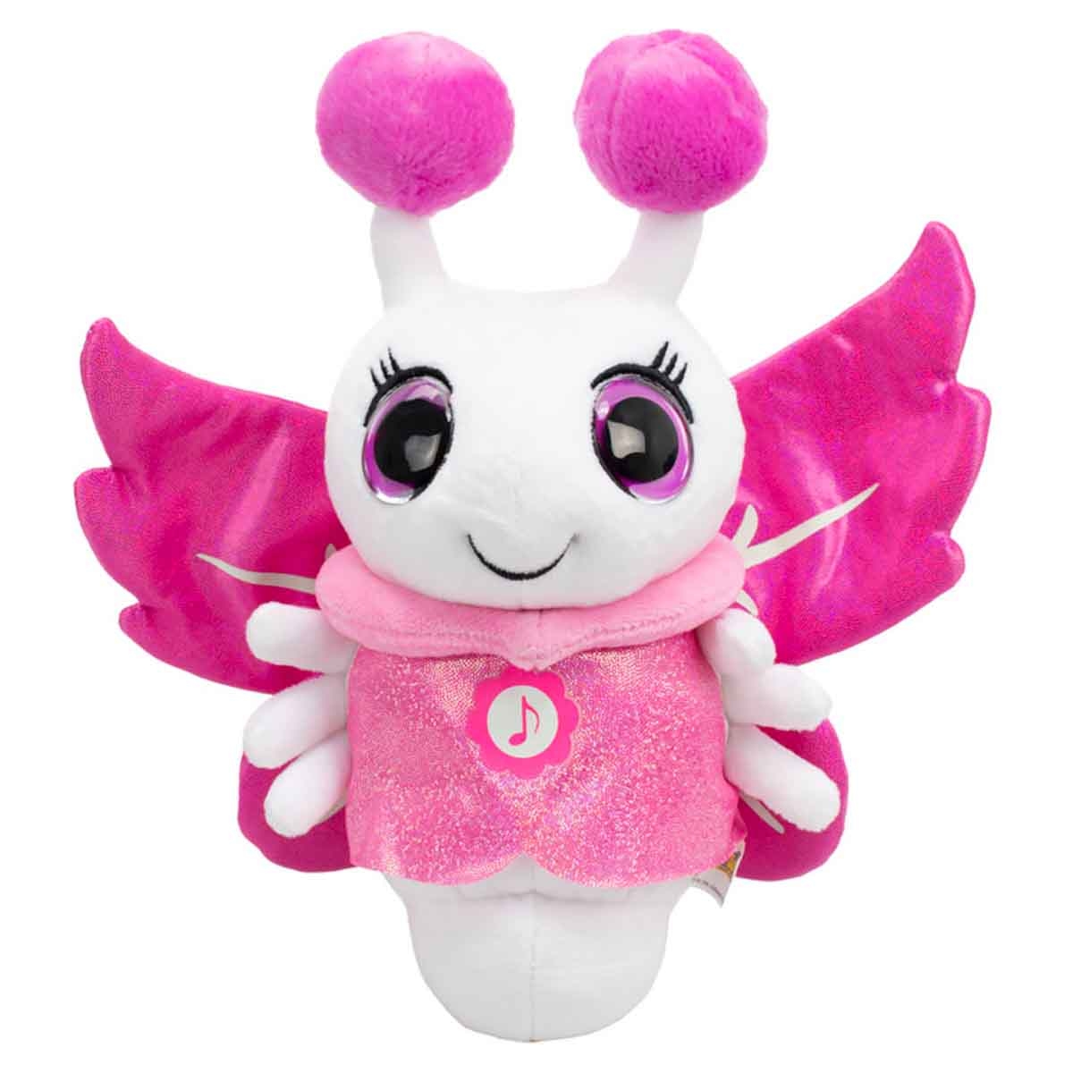 Glowies White Fireflies Nightlight Plush Toy Unisex, 3-4 Years