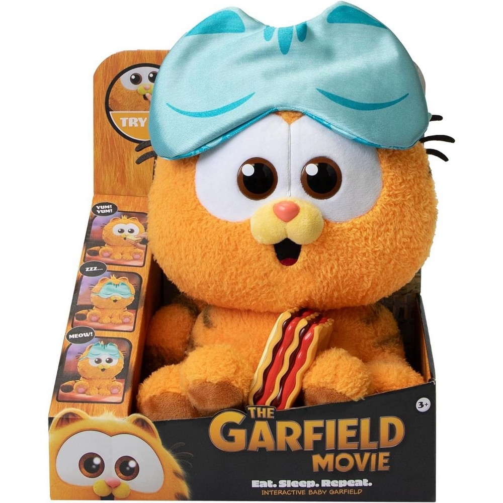 Goliath 10″ Animagic Baby Garfiled Plush Interactive Toy Unisex , 3-4 Years