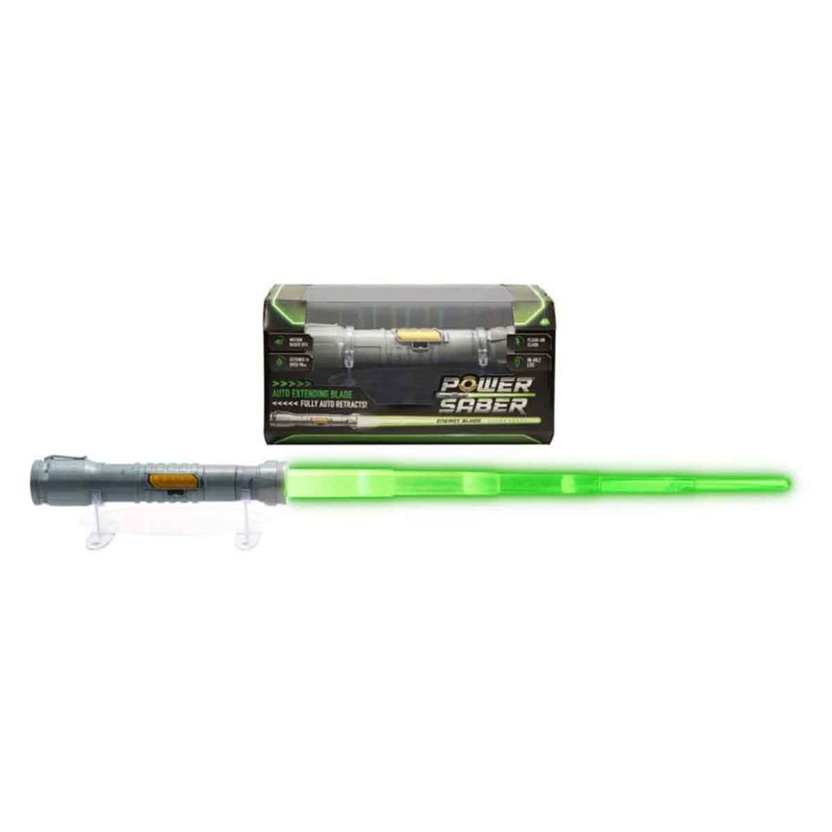 Goliath 35.4″ Roleplay Green Replica Power Lightsaber Unisex , 13+ Years