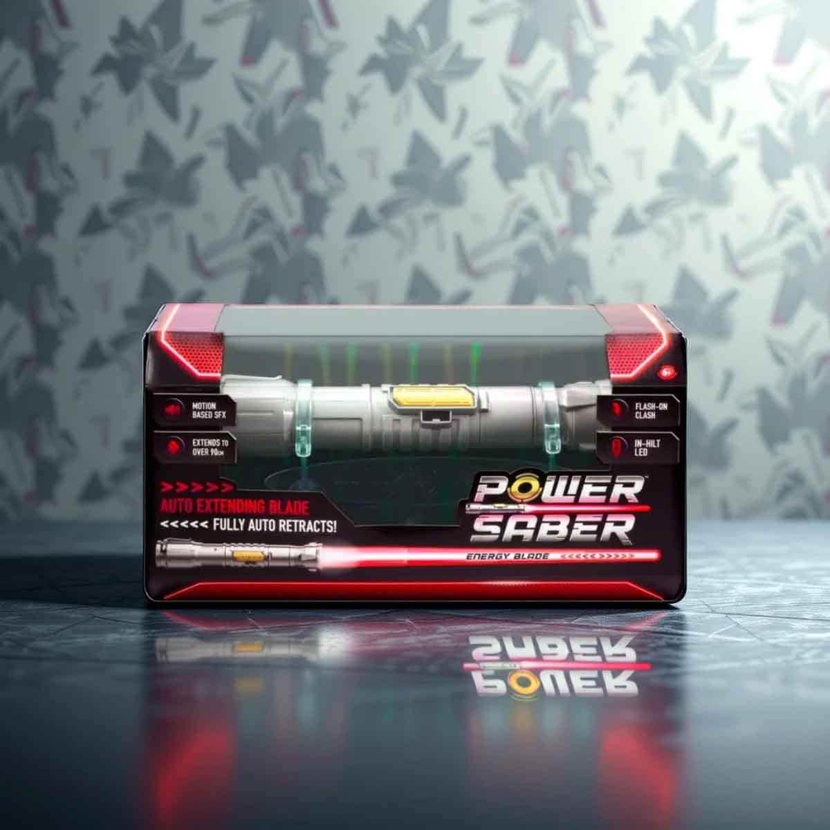 Goliath 35.4″ Roleplay Red Replica Power Lightsaber Unisex , 13+ Years