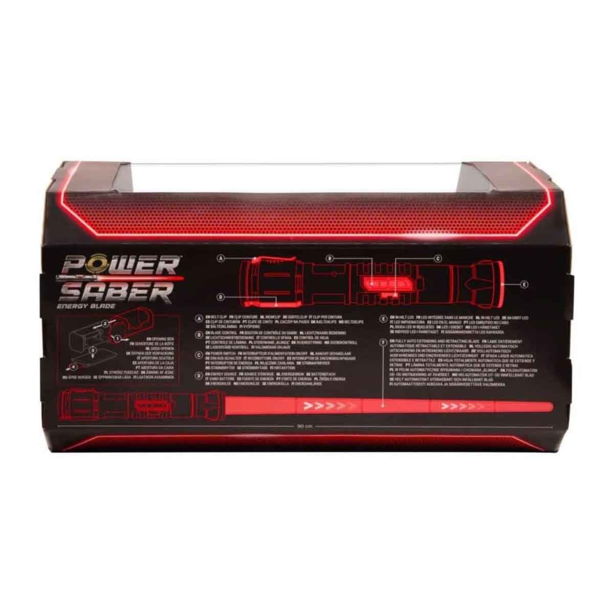 Goliath 35.4″ Roleplay Red Replica Power Lightsaber Unisex , 13+ Years