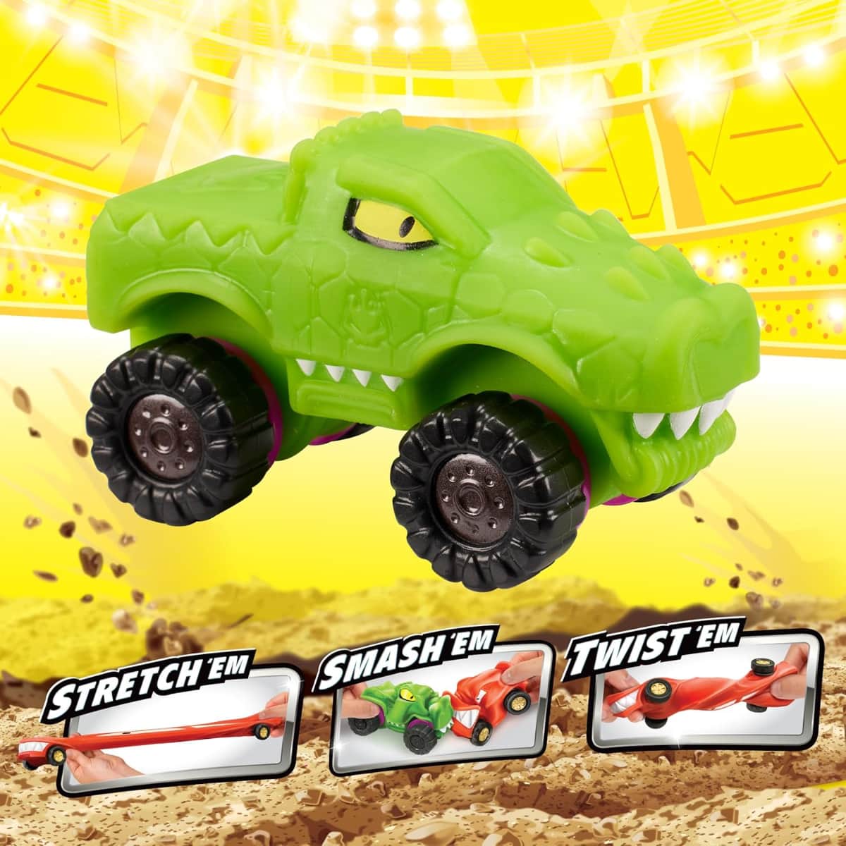 Goo Jit Zu Goo Mobiles Wreckin Rock Jaw Car Unisex, 5-7 Years