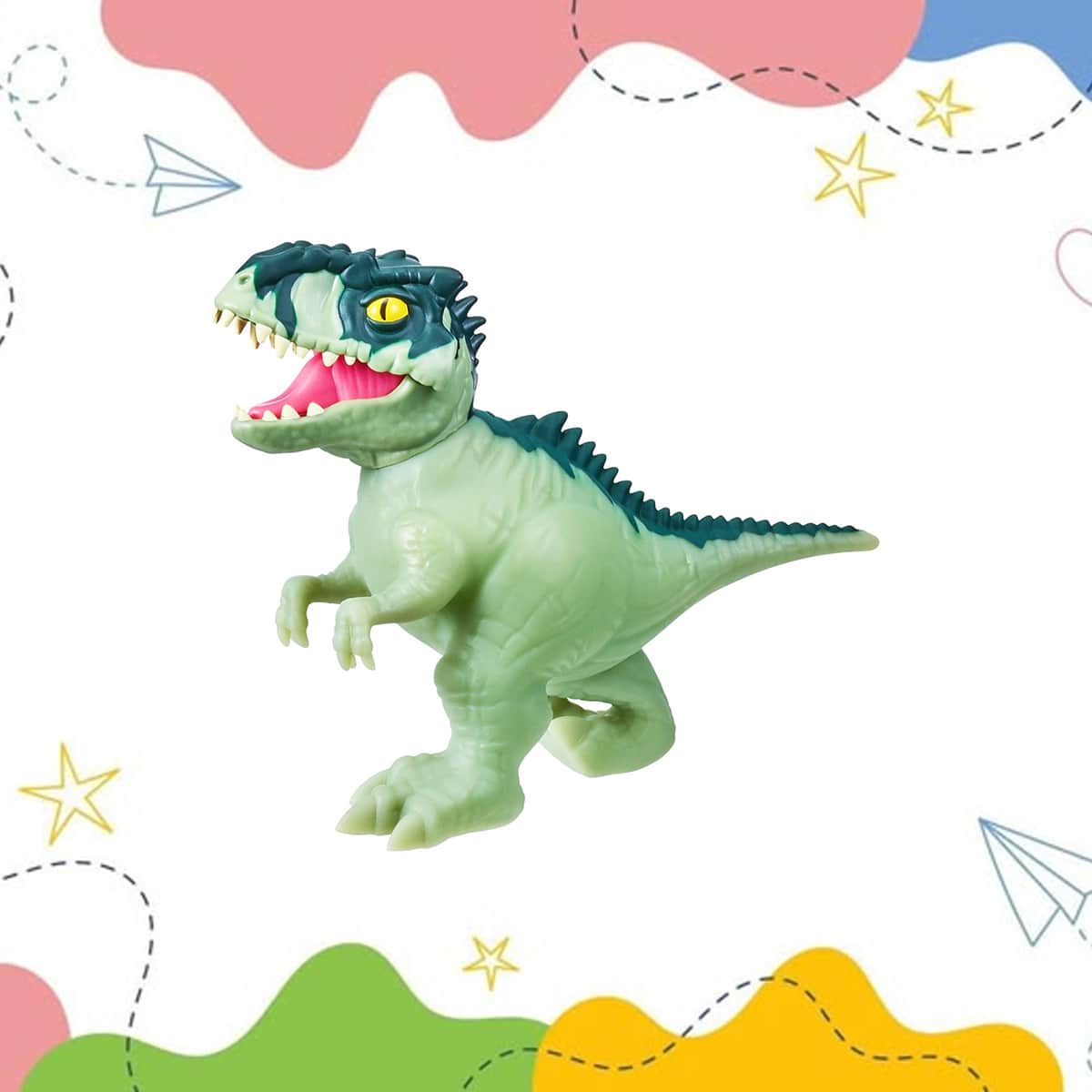 Goo Jit Zu Jurassic World Chomp Attack Giganotosaurus Figure Unisex, 5-7 Years