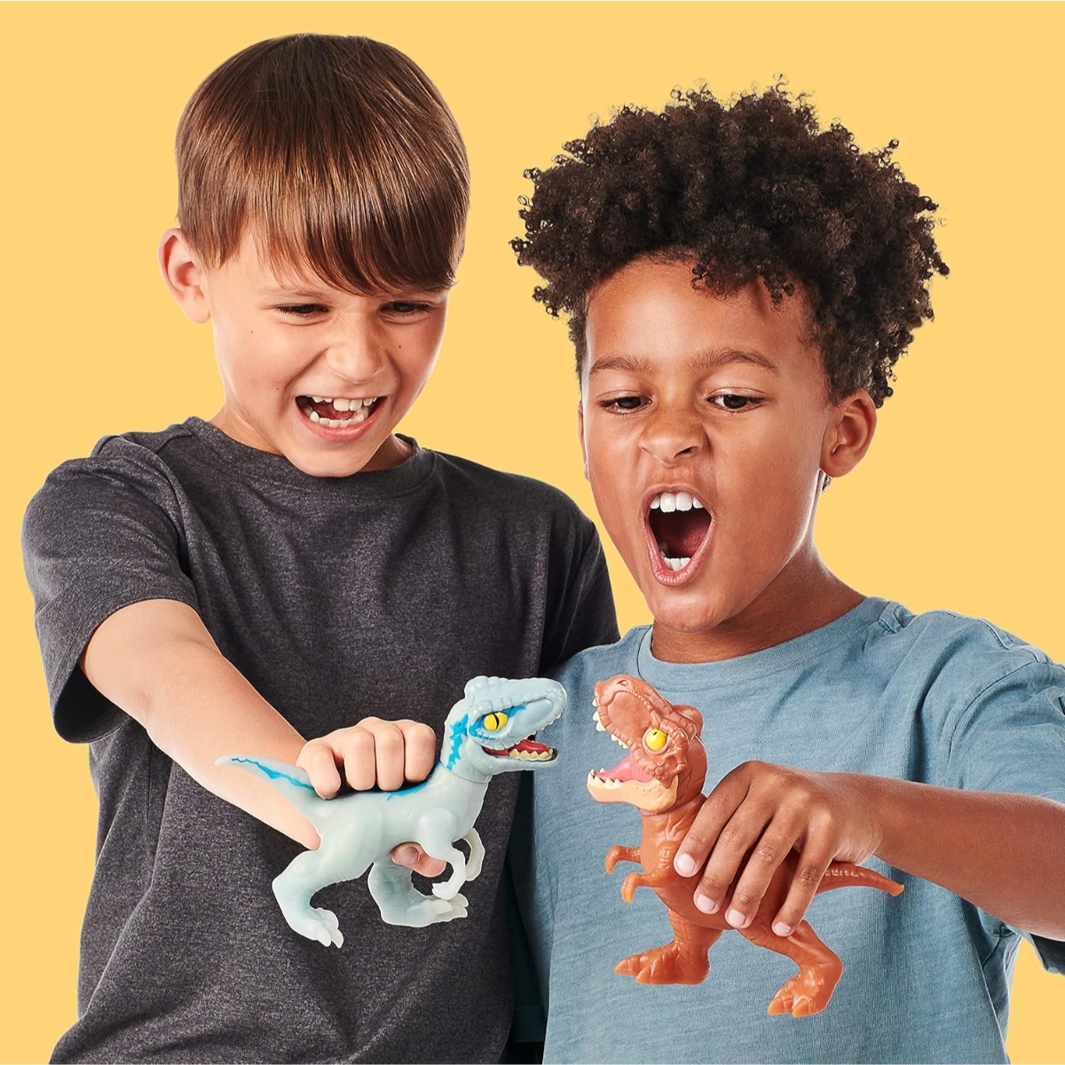 Goo Jit Zu Jurassic World Chomp Attack Velociraptor Figure Unisex, 5-7 Years