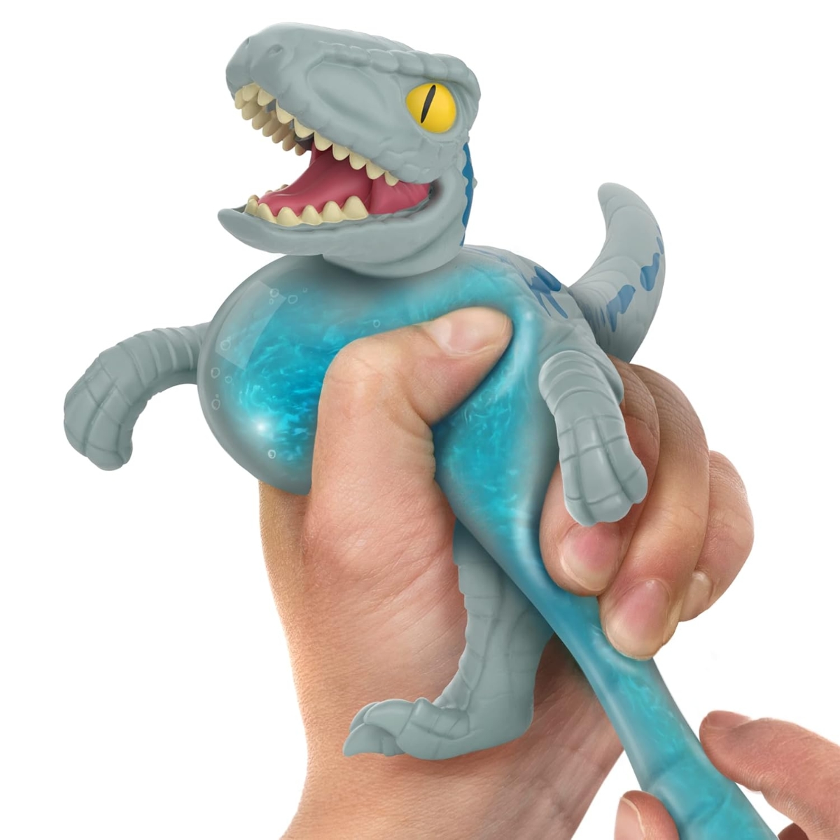 Goo Jit Zu Jurassic World Chomp Attack Velociraptor Figure Unisex, 5-7 Years